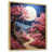Toile naturelle avec cadre flottant