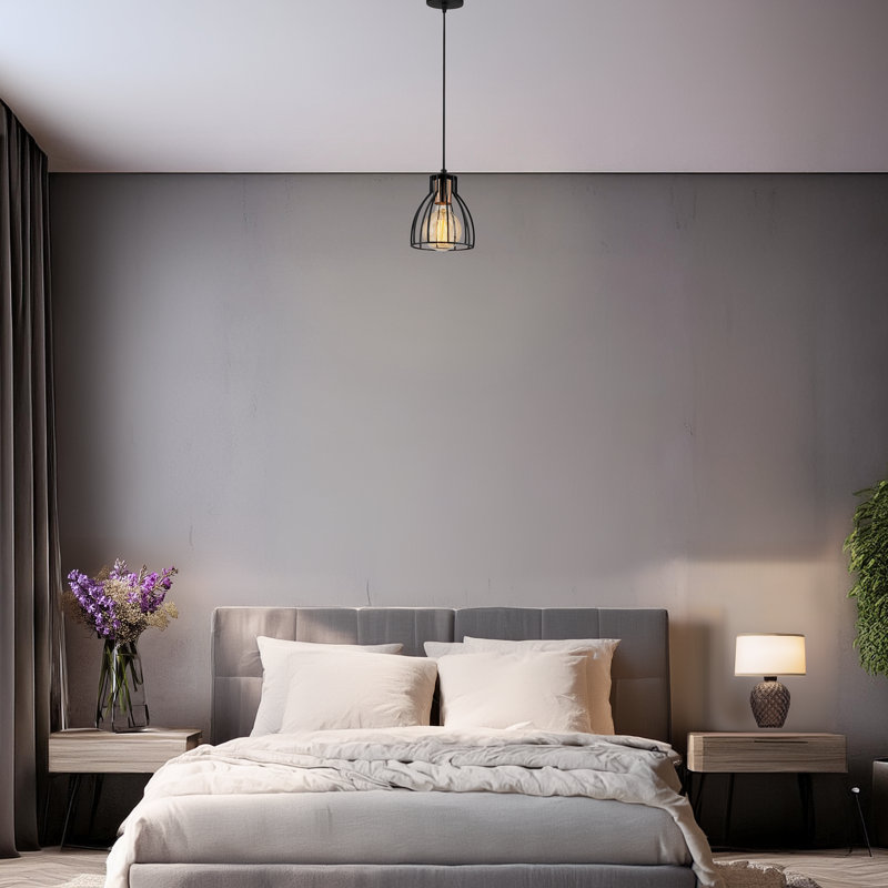 Luminaire suspendu géométrique unique à 1 lumière Elland