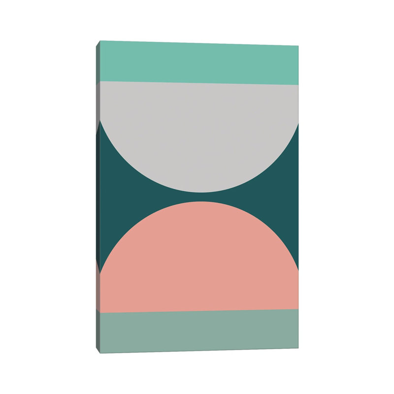 Print on Canvas, Wrapped Canvas, 101.6 cm H x 66.04 cm W x 1.91 cm D, Silver/White/Olivine