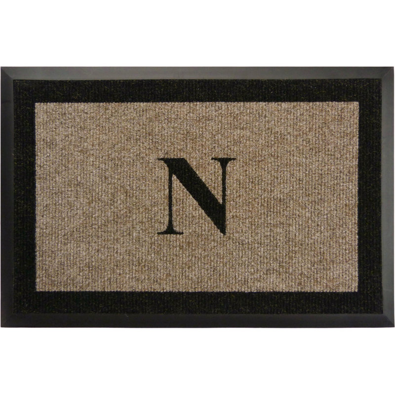 Tapis d'extérieur antidérapant Asai, Taupe, N, l 36 po x L 60 po