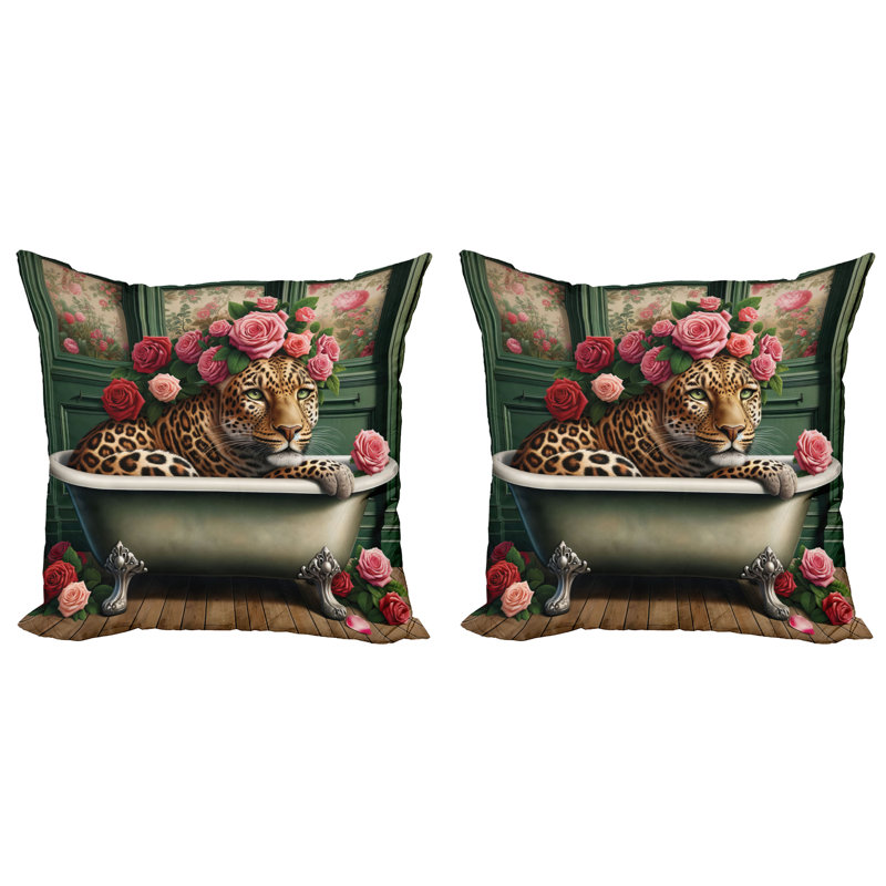  Housse de coussin en microfibre, H 16 po x l 16 po
