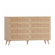 Abrienne 8 - Drawer Dresser, Chest of Dressers, Modern Wooden Dresser Chest with Golden Handles