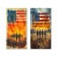 «California Gold Rush Cowboys And USA Flag I», art mural 2 panneaux-173511223-173511230