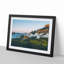 The Island of Rhodes in Greece in Abstract - Picture Frame Graphic Art Print-55737923-55737924