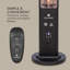 Stainless Steel Electric Standing Patio Heater-62757928