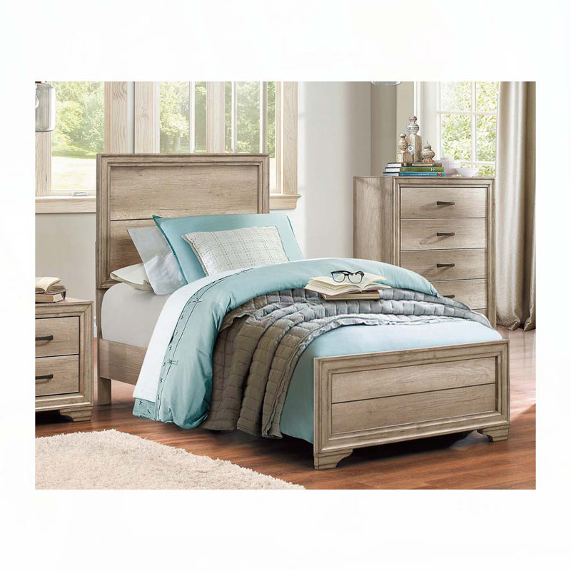 Panel Low-profile Bed, Twin