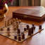 Enzo Travel Chess Set, Fawn-1609816744