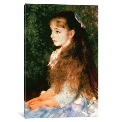 Portrait de Mademoiselle Irene Cahen d'Anvers, 1880 par Pierre-Auguste Renoir - reproduction d'art sur toile tendue