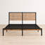 Structure de lit plateforme double avec rangement sous le lit