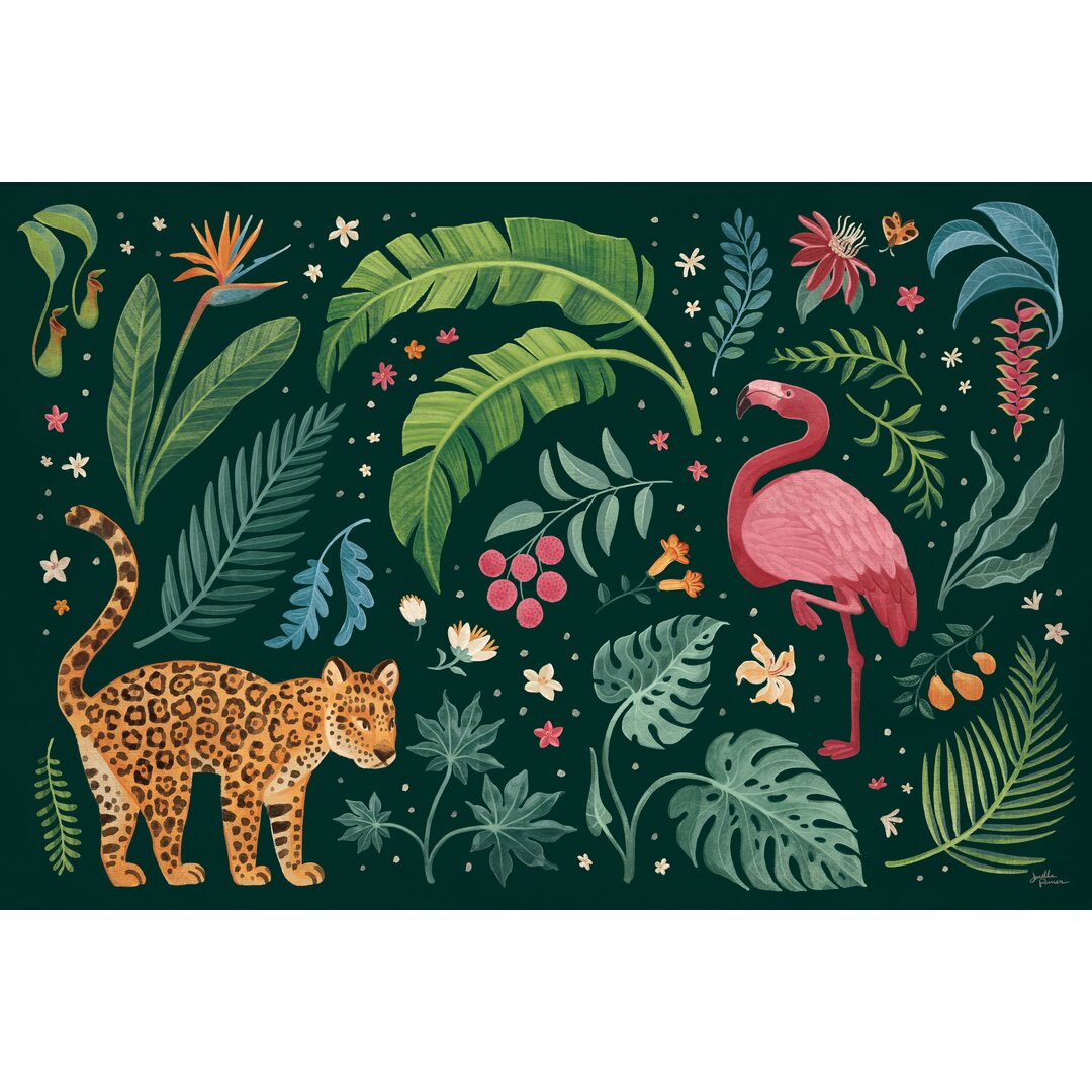 Leinwandbild Jungle Love II von Janelle Penner