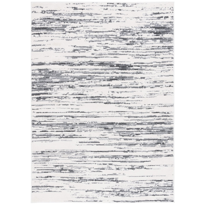 Tapis abstrait Alamo Performance, Rectangle 5 pi 3 po x 7 pi 6 po