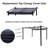 10X10 Ft Pergola Canopy Replacement Cover - Sunproof, Weather Fastness, Easy Install, Gray Outdoor Patio Gray, Protected, Water-Repellent, Quick Install