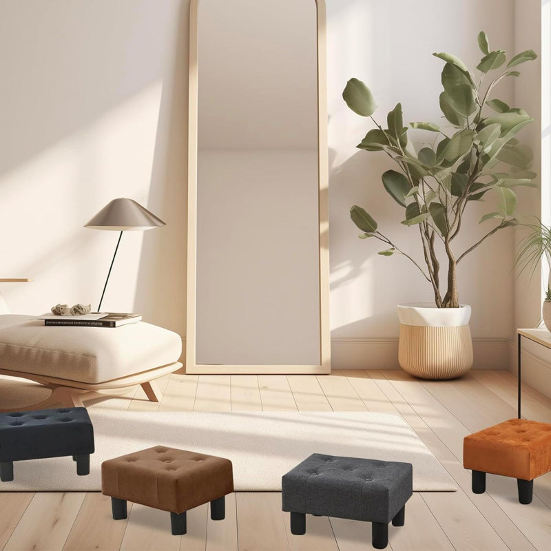 Tabouret d'appoint Estephen, Brun