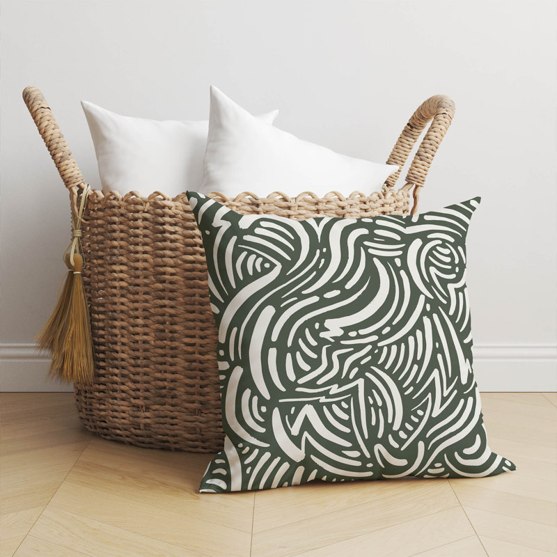 Coussin Cozy Swirl, H 16 po x l 16 po