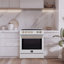 Cuisinière électrique encastrable 30 po en acier inoxydable Leonardo Espresso, 5,0 pi. Cu.-95396378