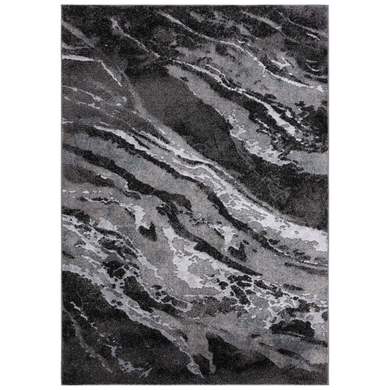 Pacific Performance Abstract Rug, Rectangle 2' x 3'