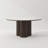 Fairmont 59" Round Sintered Stone Dining Table Seats 6-351538466
