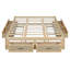 Lit plateforme avec 6 tiroirs de rangement-1401810439-1401810434