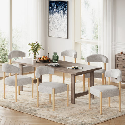 19.1'' H Upholstered Side Dining Chair (Set Of 6)