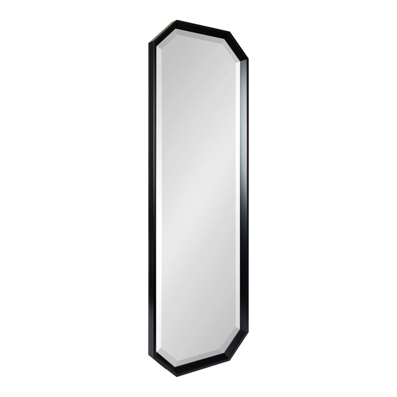 Flat Mirror, Black, 48.37" x 17.37"