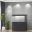 Aquarium noir sur pied-106973586