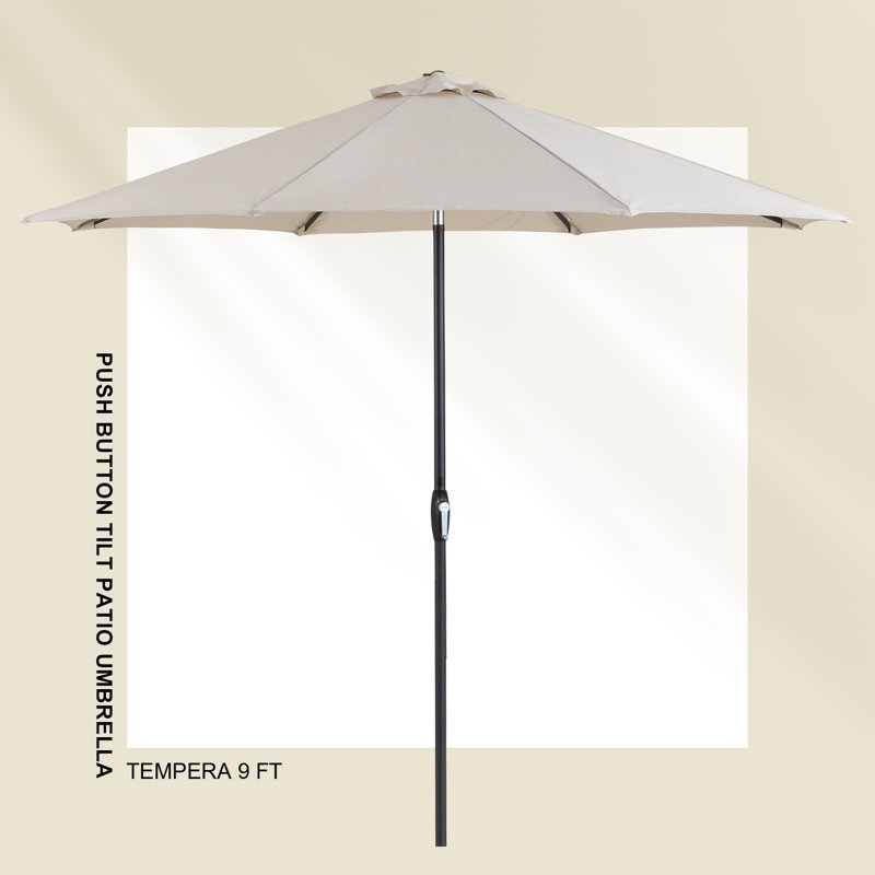 Parasol de marché 9 pi Lagunitas, Beige
