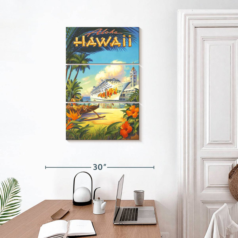 Gillard Pride of Hawaii, H 32 po x l 20 po
