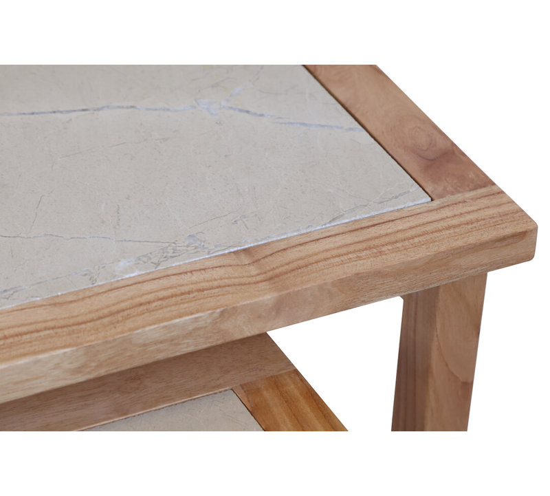 Side Table Set, Brown