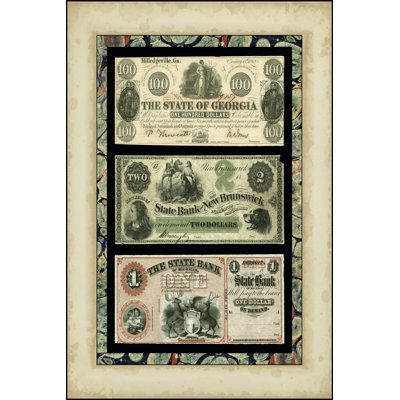 Money Money Money I - Wrapped Canvas Print
