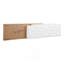 Charmant lit double blanc pour chambres douillettes