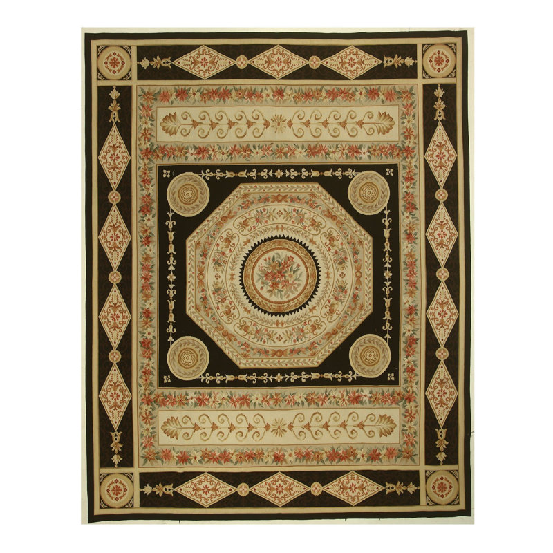 Hand Hooked Oriental Area Rug