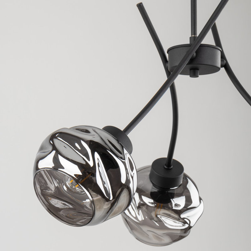 Jamie 3 - Light Stainless Steel Cluster Pendant