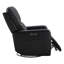 Fauteuil inclinable électrique pivotant en cuir véritable-127449497