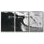 «Black and White Waves III», reproduction sur toile 3 pièces-884788514-884788518