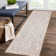 Braided Printed Texture Machine Washable Rug with Rubber Backing for Living Room Non-Slip Dining Room Rug Easy-Cleaning Floor Carpet for Bedroom