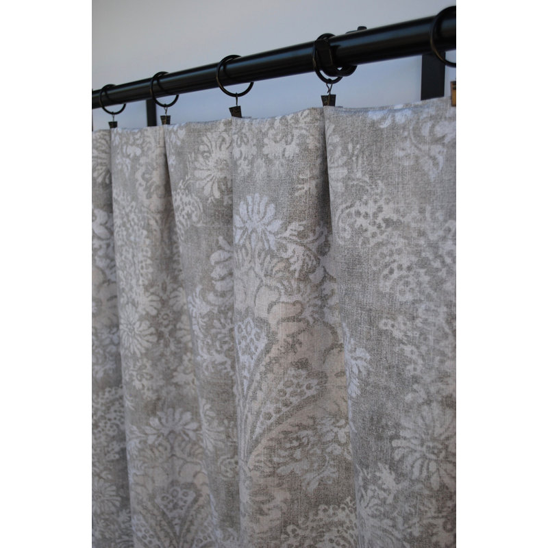 Nickey Cotton Room Darkening Curtain Pair, 50" W x 90" L