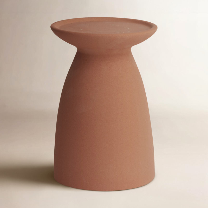 Sue 9'' H Concrete / Cement Tabletop Candle Accessories