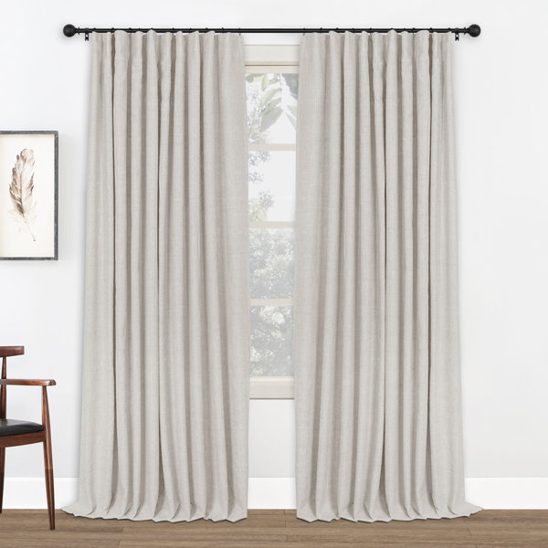 Hole-free Hanging Ring and Velcro Curtains for Bedroom Living Room