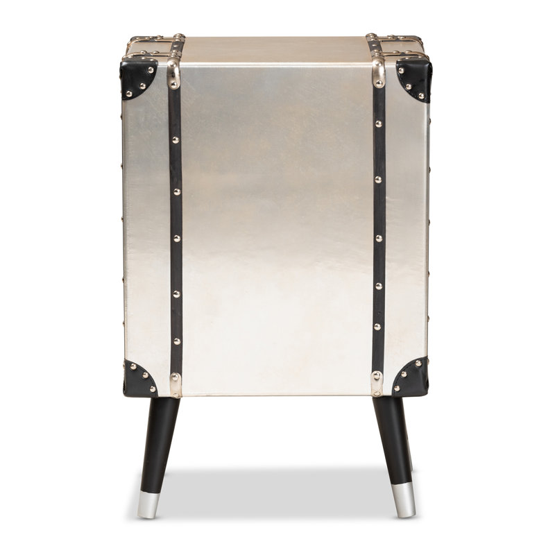  Table de chevet industrielle 3 tiroirs Dilan