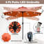 Parasol de marché balancé 9 pi-1926501055
