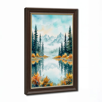 Art mural sur toile Mountain Lake