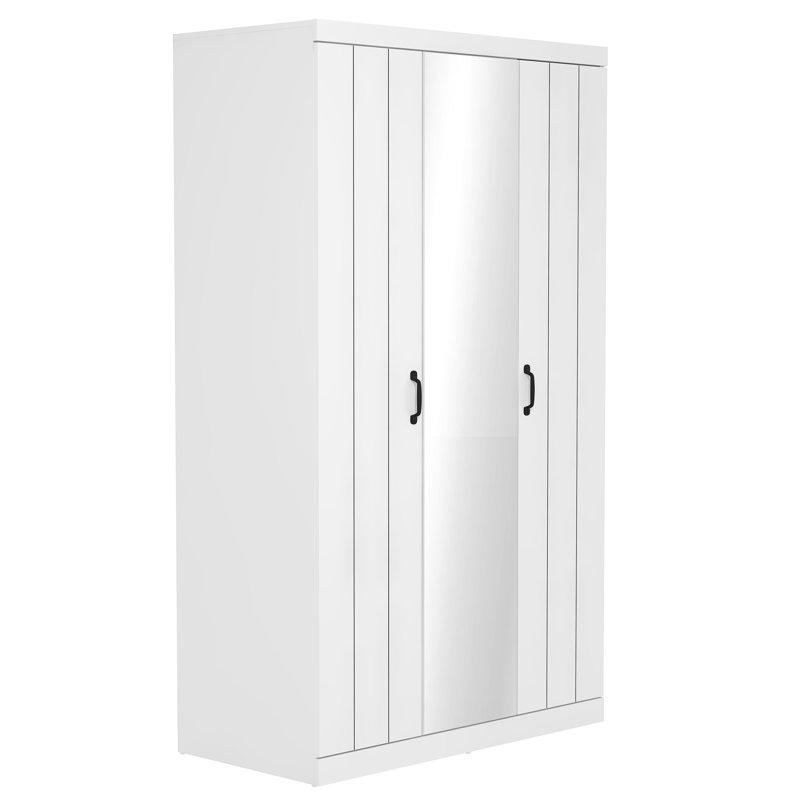 Allington Allington 3 Door Manufactured Wood Wardrobe, White