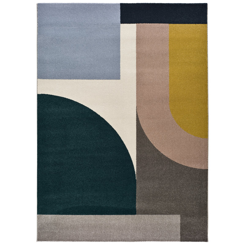Bettymarie Geometric Area Rug, Rectangle 120 x 170cm