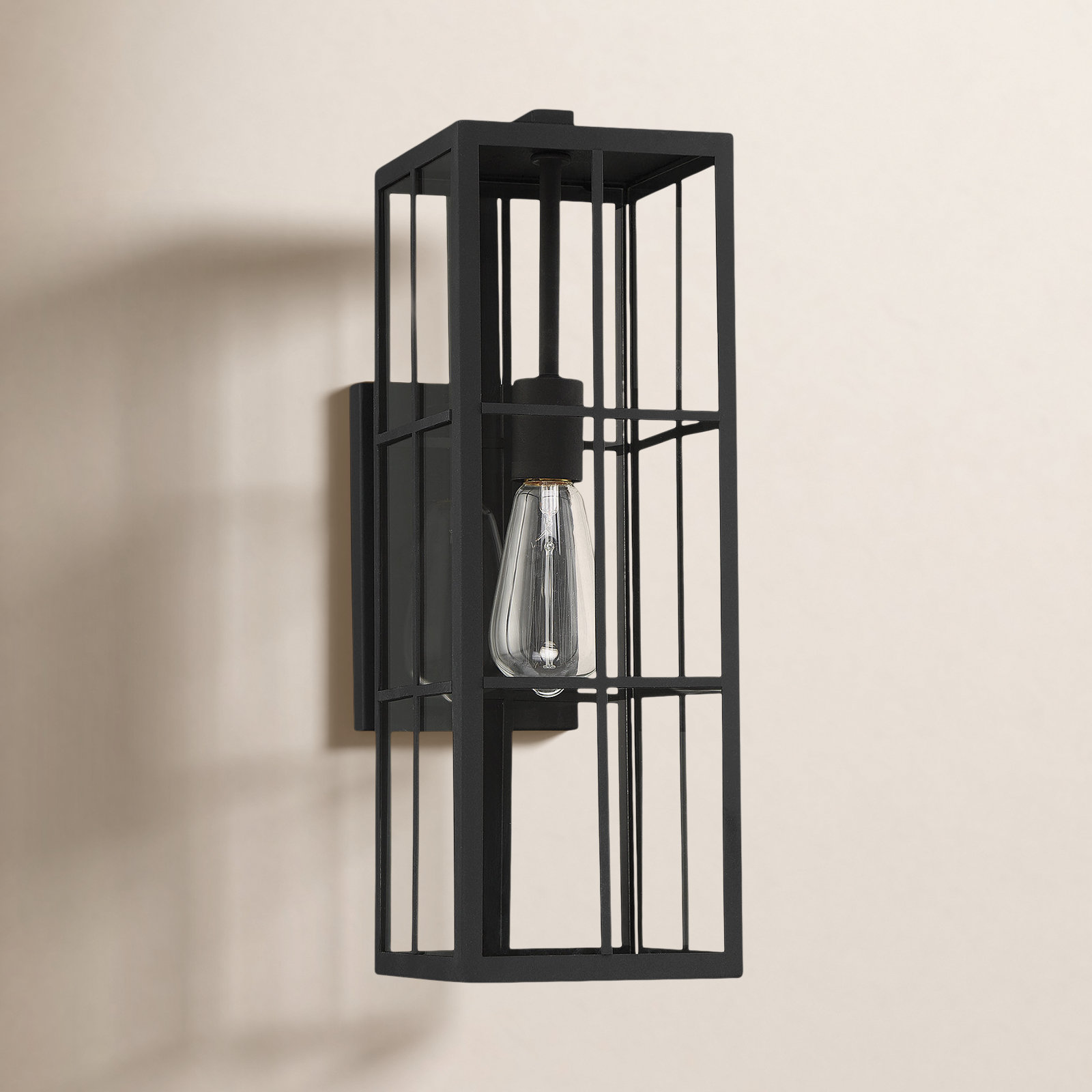 Sianna Outdoor Sconce, 18.5" H x 6" W x 9.25" D