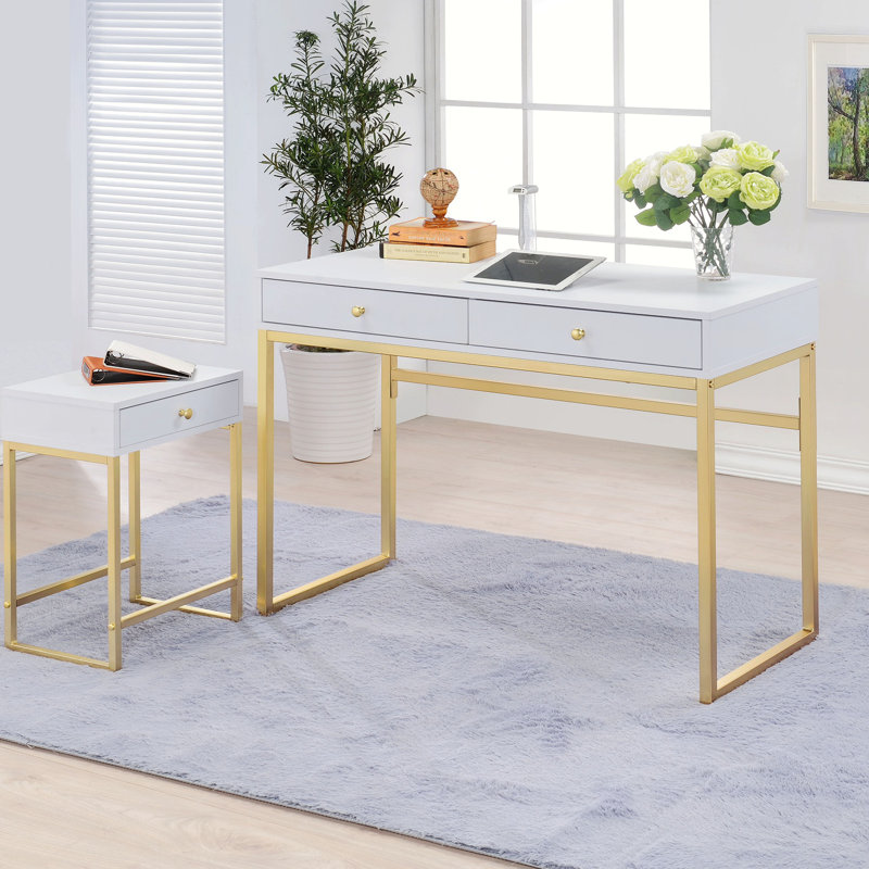 Danara Solid Wood Top End Table