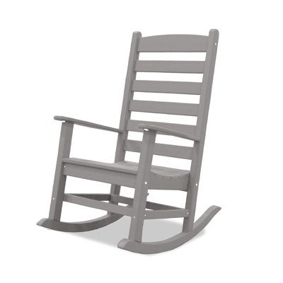 Chaise berçante en plastique Tristyn