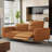 Upholstered 76.77 " Sofa Power Reclining and Reclining