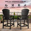 Outdoor Recycled Poly Adirondack Barstools-739975354