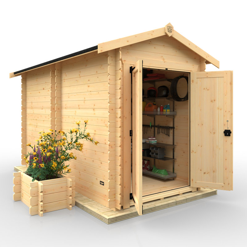 Elysia 10.85 x 5.11 Ft. Log Cabin