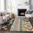 Machine Washable Indoor/Outdoor Chantille ACN1015 Black Rug-1287143713